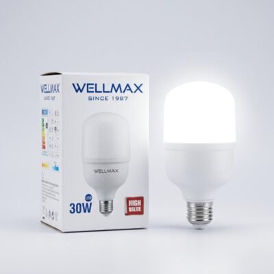 مصباح LED ويلماكس 30W لإضاءة التصوير - WELLMAX LED Bulb